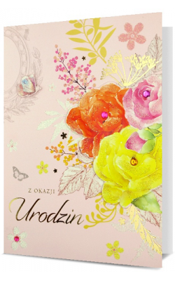 Kartka na urodziny z życzeniami HM 2320