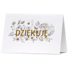 Duża Kartka Dziękuje bez tekstu elegancka HM1042