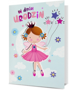 Kartka z życzeniami dla dziewczynki HM2312