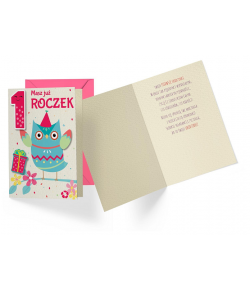 Kartka na Pierwsze Urodzinki DK854