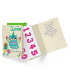 Kartka z życzeniami urodzinowymi dla dziecka  DK858