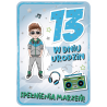 Kartka na 13 urodziny dla chłopaka GM751