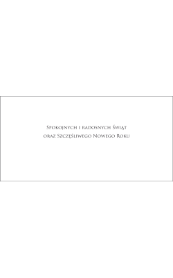 Kartka świąteczna z tekstem  LZ-T 72