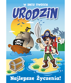 Kartka urodzinowa z Piratem GM466