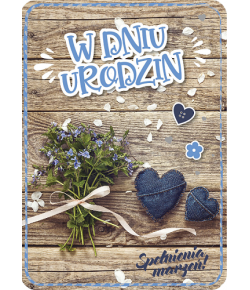 Kartka z życzeniami urodzinowymi GM764