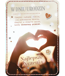 Kartka urodzinowa z mottem GM761