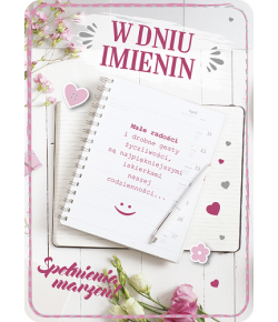 Kartka na imieniny z mottem GM766