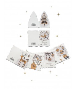 Karneciki do prezentów świątecznych zestaw 04