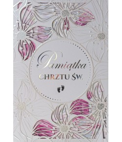 Kartka na Chrzest z życzeniami LC6