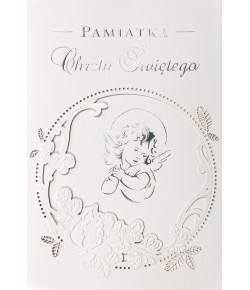 Kartka na Chrzest z życzeniami LC9