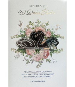 Kartka dla Nowożeńców z mottem LUXDG8