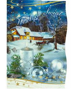 Życzenia świąteczne kartka składana A5P8