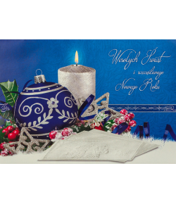 Przestrzenna Kartka świąteczna z życzeniami NNP4