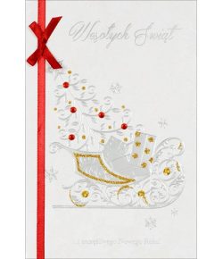 Delikatna Kartka świąteczna HM790