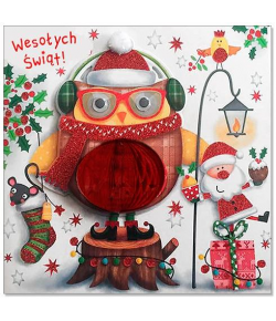 Kartka świąteczna zabawna HM1435