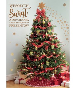 Kartka świąteczna z Choinką  PP2109