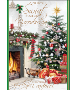 Kartka świąteczna z Choinką  PP1595