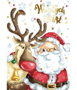 Kartka świąteczna wesoła PP2222