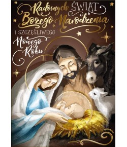 Kartka Święta Rodzina z życzeniami PP2157