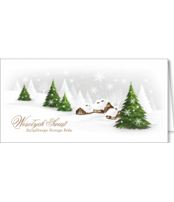 Zimowy pejzaż świąteczny L-BT 1005