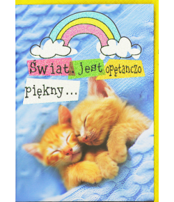 Urocza Kartka z Kotkami TS94