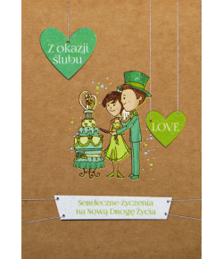 Kartka z życzeniami dla Nowożeńców TS48
