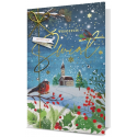 Pejzaż zimowy Kartka świąteczna HM1070