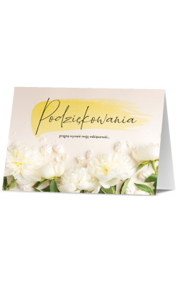 Kartka Podziękowania PDB61905