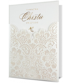 Kartka na Chrzest pięknie zdobiona  HM971