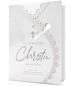 Kartka na Chrzest bez życzeń  HM2386