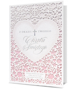 Kartka na Chrzest dla dziewczynki HM1050