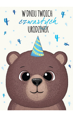 Kartka na 4 urodziny PR 324