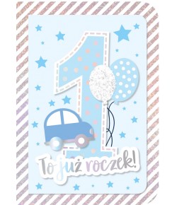 Kartka na Roczek dla Chłopczyka DK833