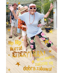 Kartka dla Emeryta zabawna PR359