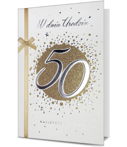 Kartka na 50 urodziny HM2419
