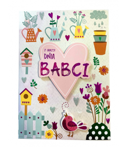 Prezent dla Babci Kartka z życzeniami DK880