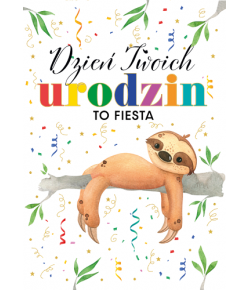 Zabawna Kartka urodzinowa TS107