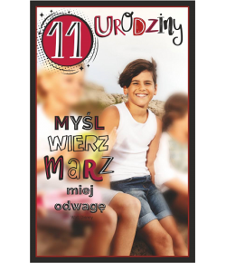 11 urodziny Kartka dla chłopaka U89