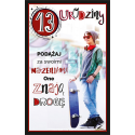 Kartka z okazji 13 urodzin dla chłopaka U91