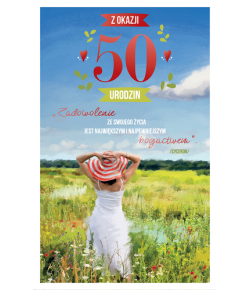Kartka na 50 urodziny dla Kobiety  PAB8