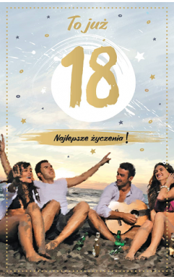 Kartka na osiemnastkę PAB19