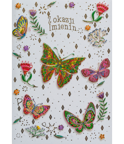 Delikatna Kartka Imieninowa TS55