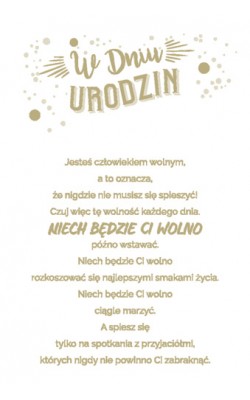 Kartka urodzinowa dla Kolegi BRW5