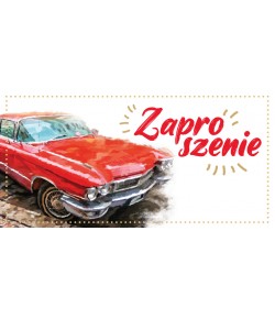 Zaproszenie na imprezę urodzinową zestaw 10 szt ZAB100