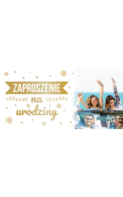 Zaproszenie na urodziny zestaw 10 szt ZAB123