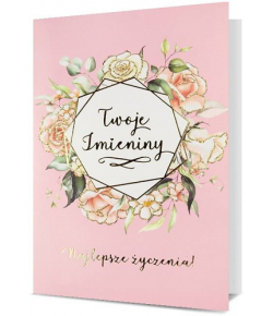Kartka na Imieniny z życzeniami HM2481