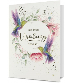 Kartka z życzeniami urodzinowymi HM2477