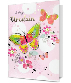 Kartka na urodziny dla Kobiety HM2351