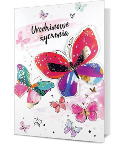 Kartka na urodziny dla koleżanki, dziewczyny HM2353