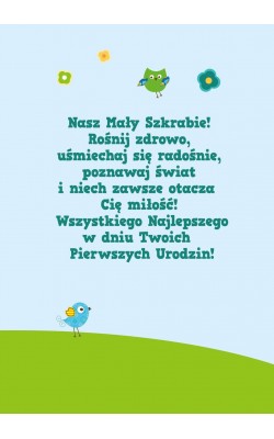 Kartka na Roczek wesoła GM 737